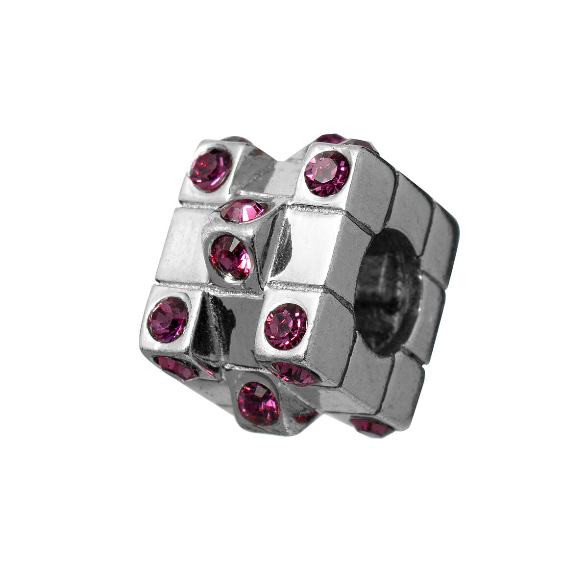 Perle de verre Femme Viceroy VMG0027-17 Argenté 1 cm