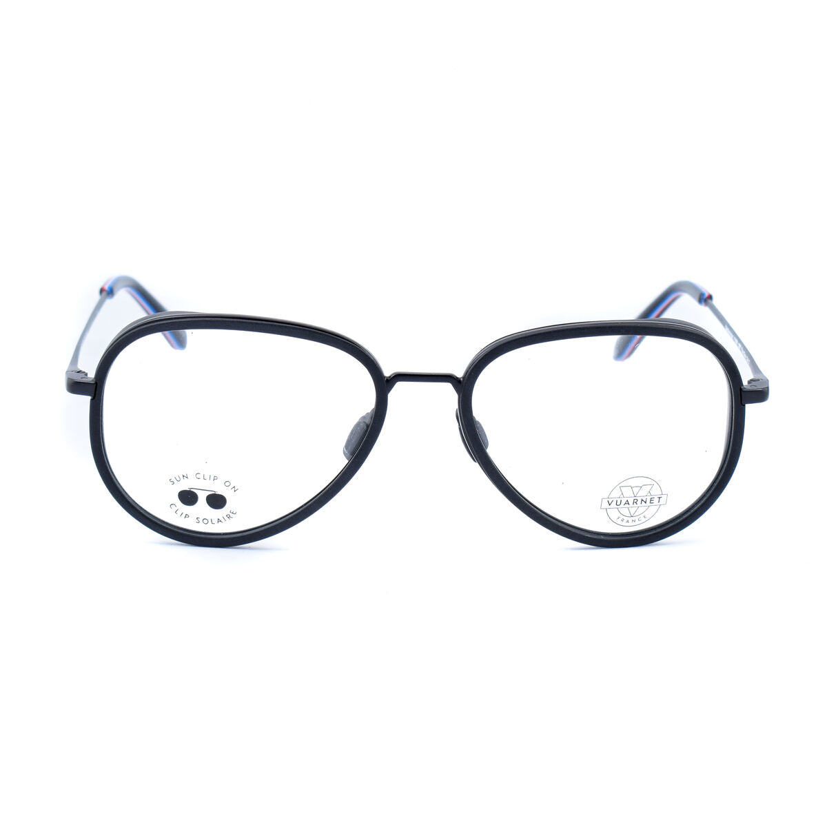 Monture de Lunettes Homme Vuarnet VL18050001SUN Noir Gris ø 54 mm