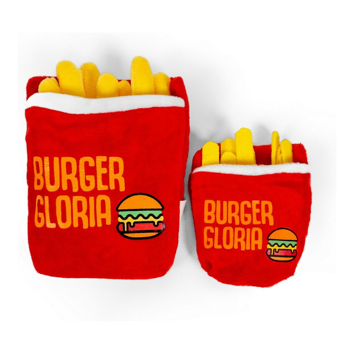 Jouet pour chien en peluche Gloria Rouge Polyester polypropylène Frites