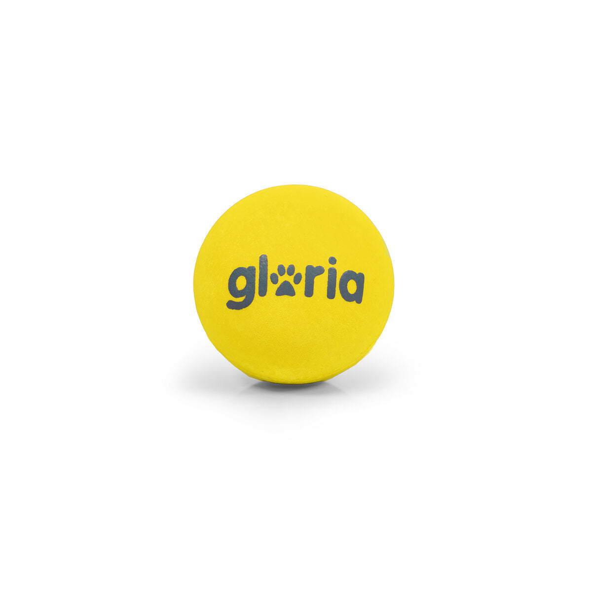 Boule pour animaux de compagnie Gloria PLAY AND RUN Jaune Mousse TPR S 4,5 cm 2 Unités