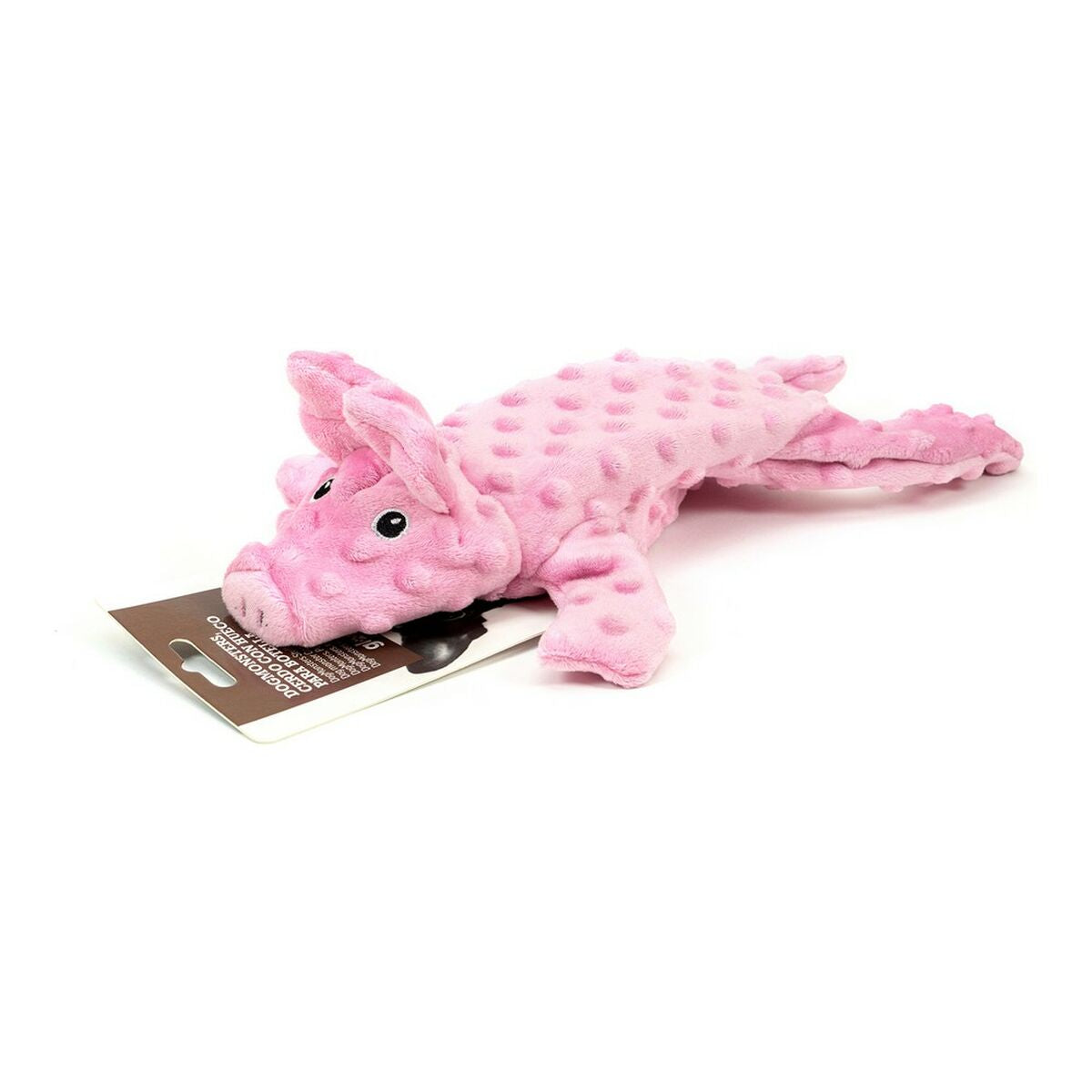 Jouet pour chien en peluche Gloria Dogmonsters Rose 100 % polyester Cochon 34 x 9 cm