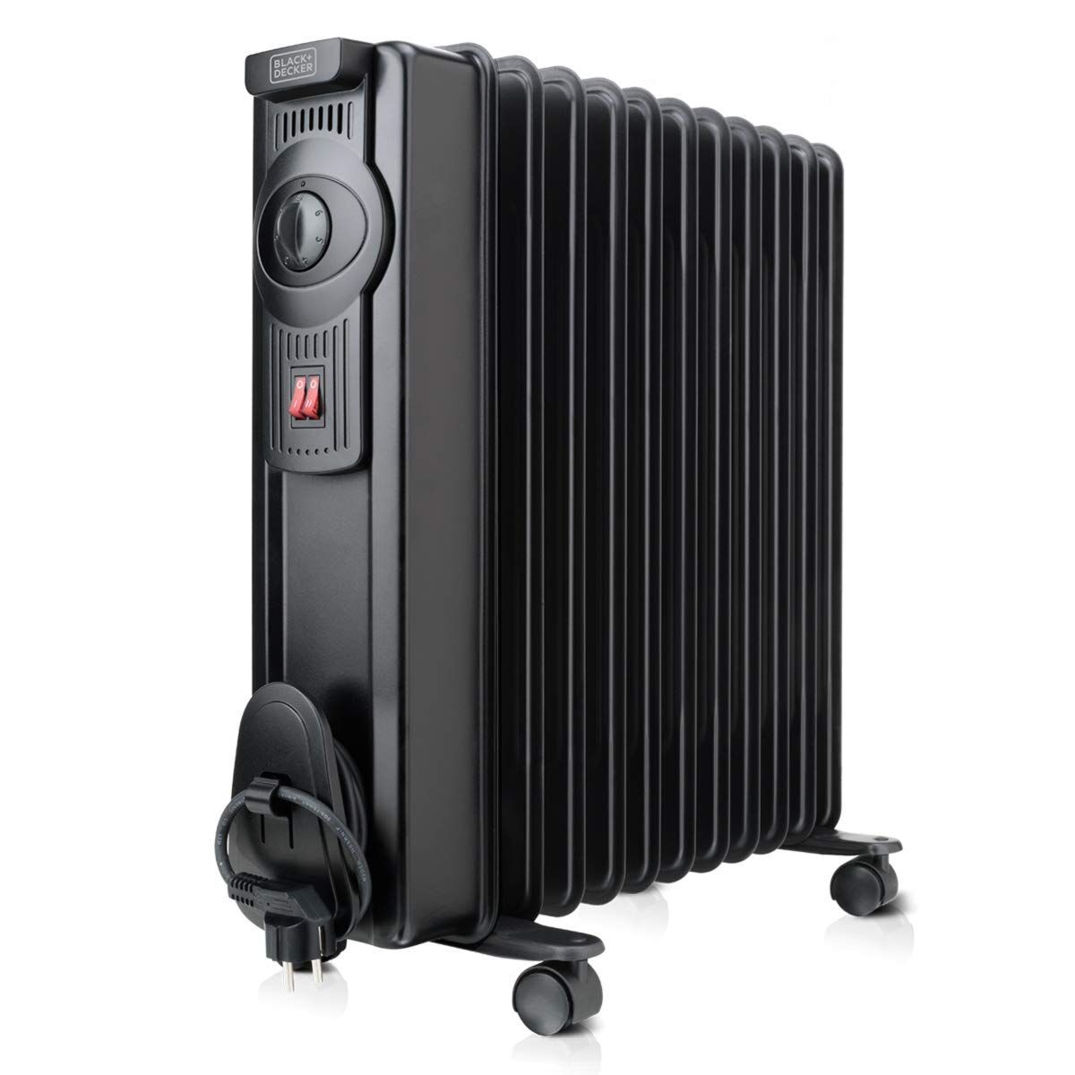 Radiateur à Huile (11 modules) Black & Decker BXRA2000E Noir 2000 W