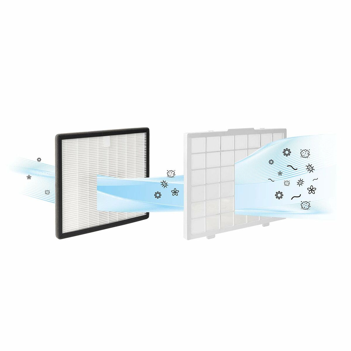 Purificateur d'Air Black & Decker BXDH20E Blanc