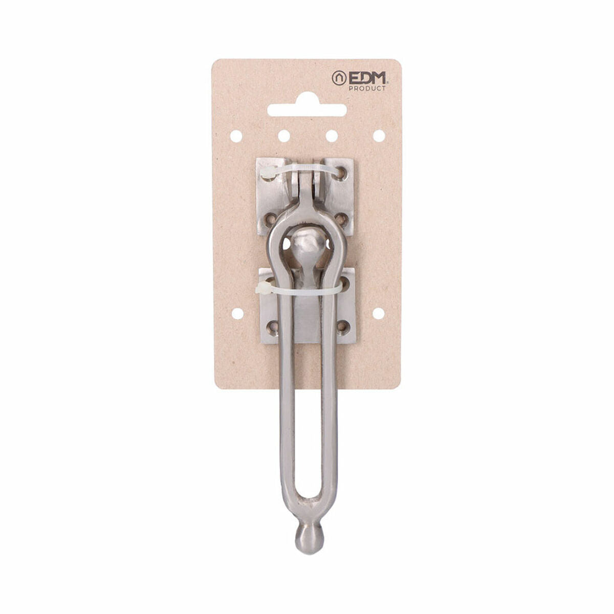 Dispositif de retenue de porte EDM 85563 nickel 3 cm