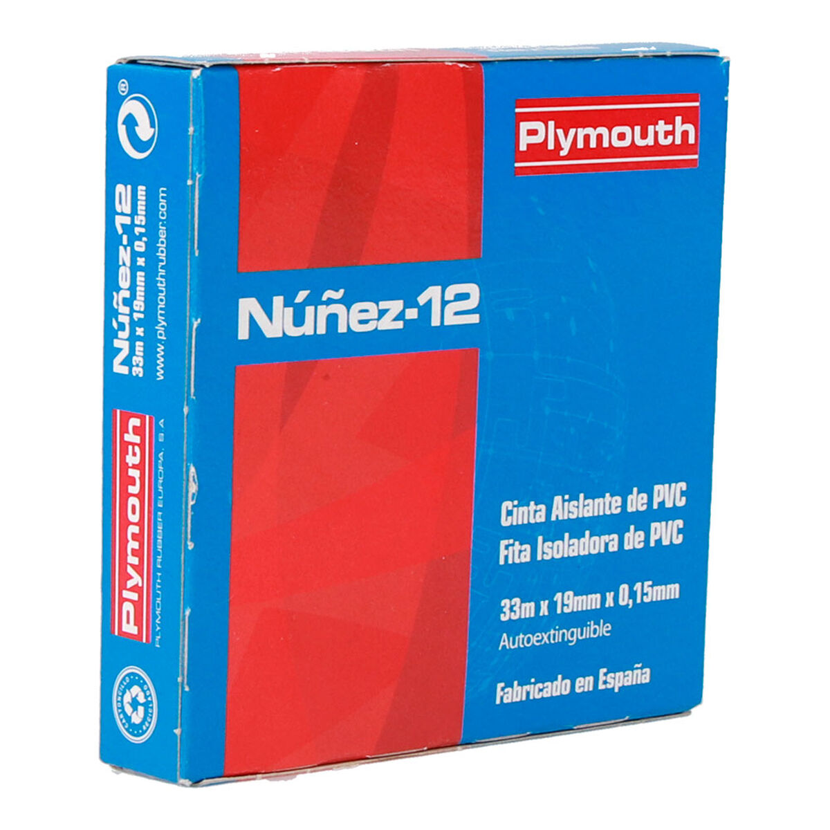 Ruban isolant Plymouth Marron PVC