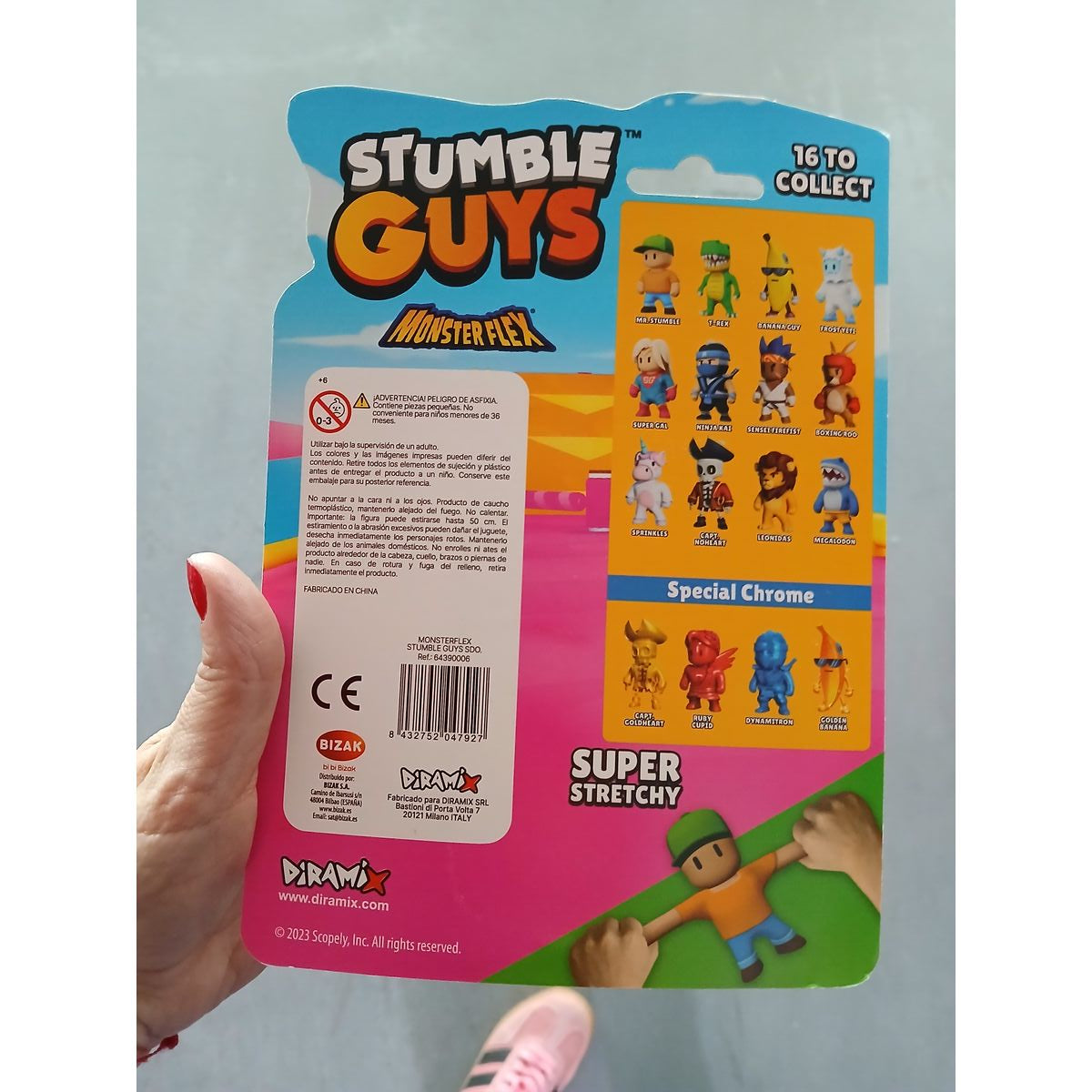 Figurine Bizak Monsterflex Stumble Guys Flexible