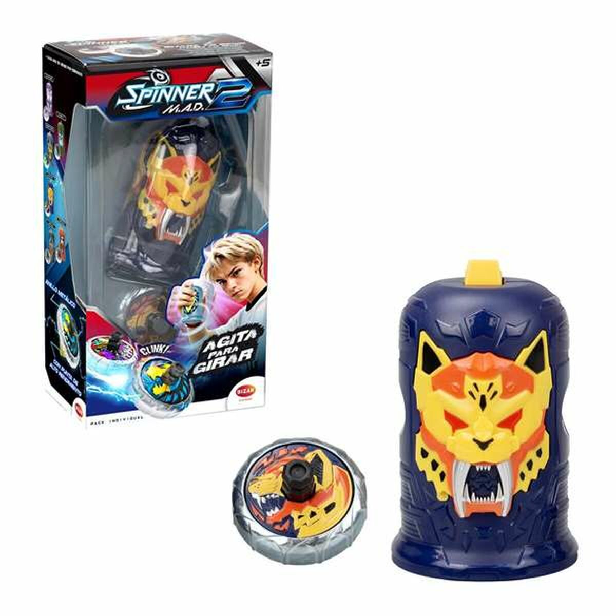 Set de toupies Bizak Spinner Mad 2 Shake