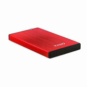 Boîtier Externe TooQ TQE-2527R SATA III USB 3.0 3,5" Rouge Noir/Rouge