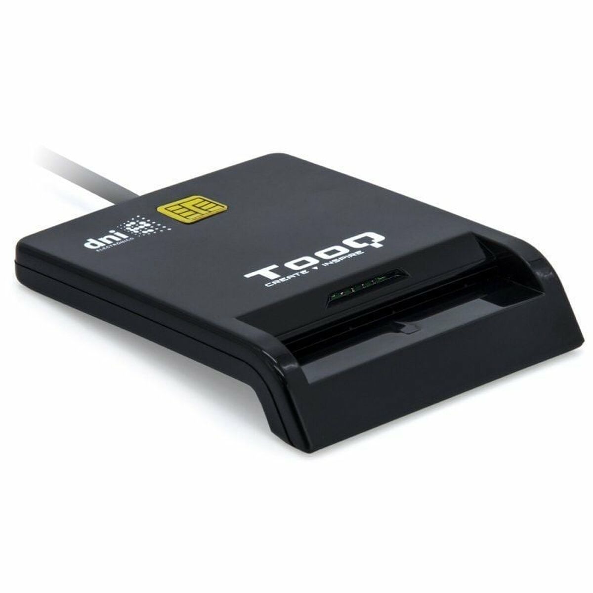 Lecteur de Cartes Intelligentes TooQ TQR-211B Noir