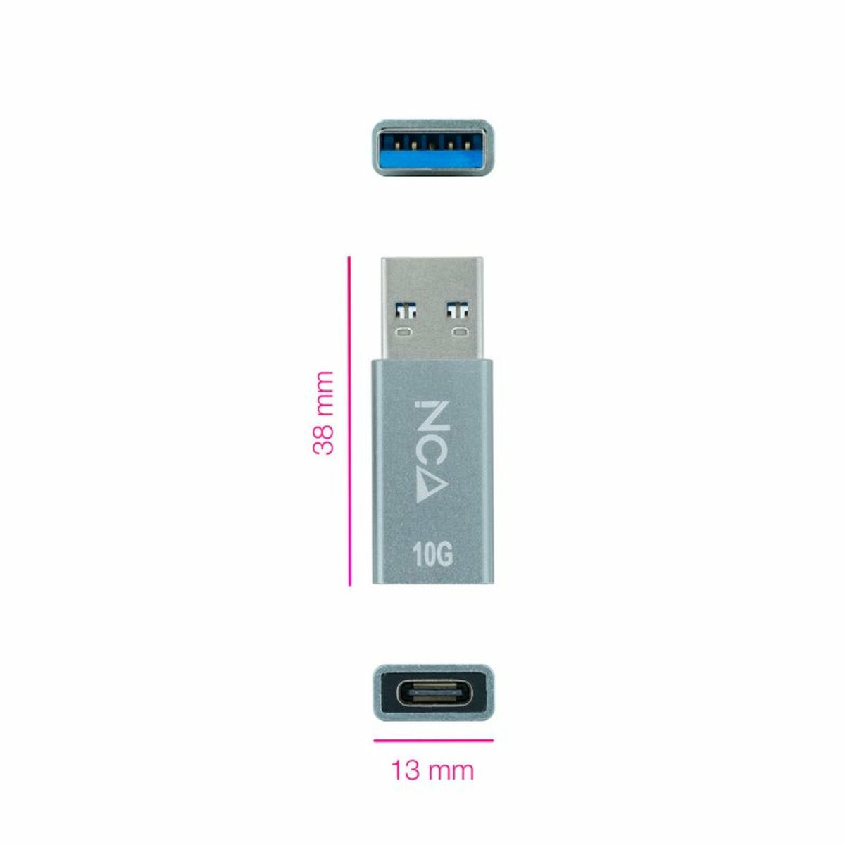 Adaptateur USB 3.0 vers USB-C 3.1 NANOCABLE