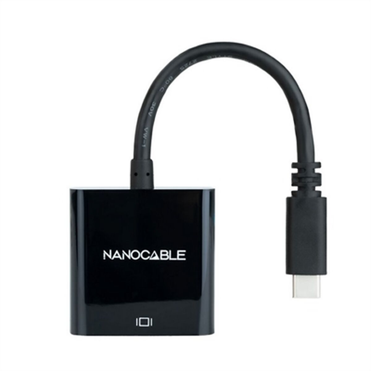 Adaptateur USB-C vers HDMI NANOCABLE 10.16.4102-BK Noir 4K Ultra HD