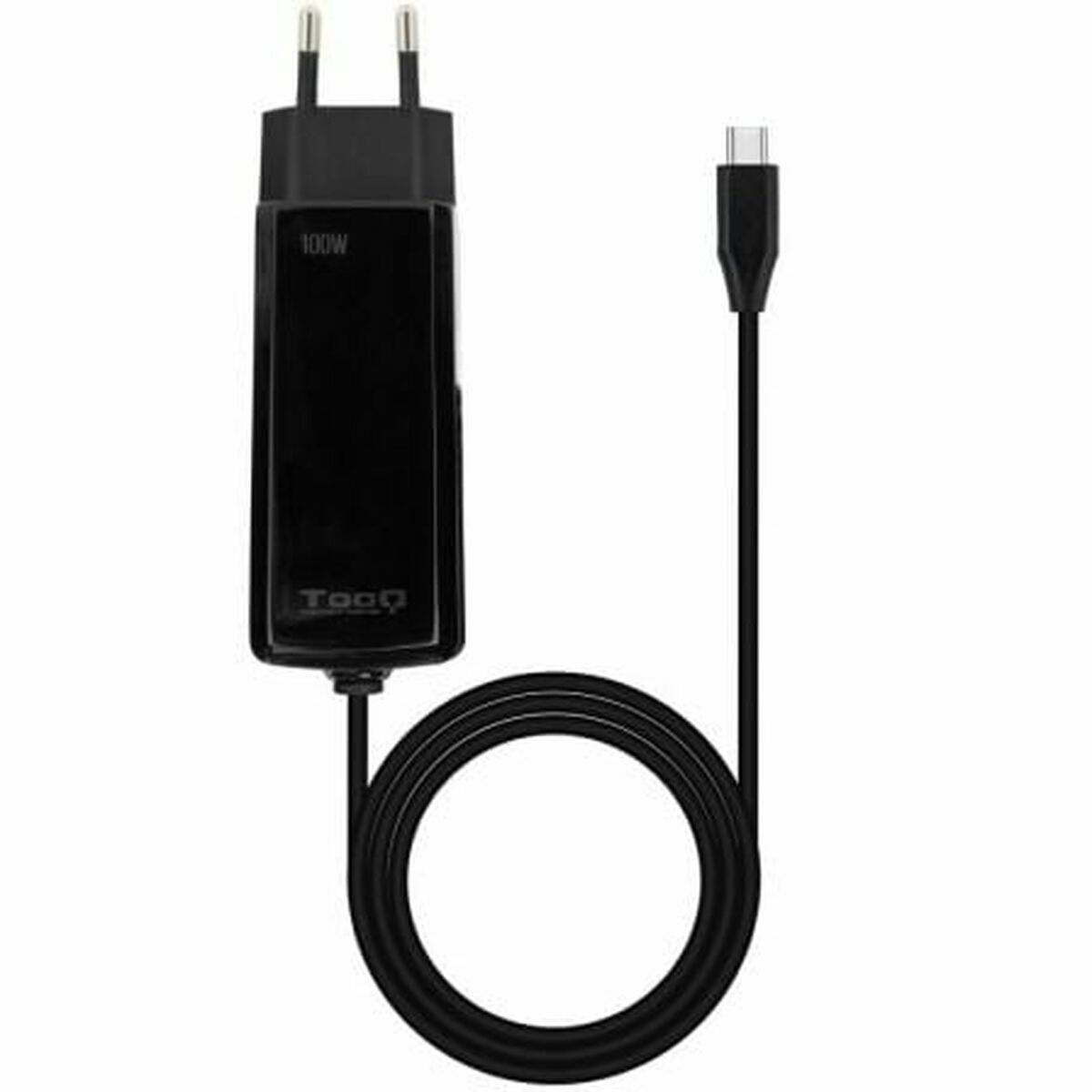 Chargeur d'ordinateur portable TooQ GAN USB-C PD 100W Cúbico 100 W
