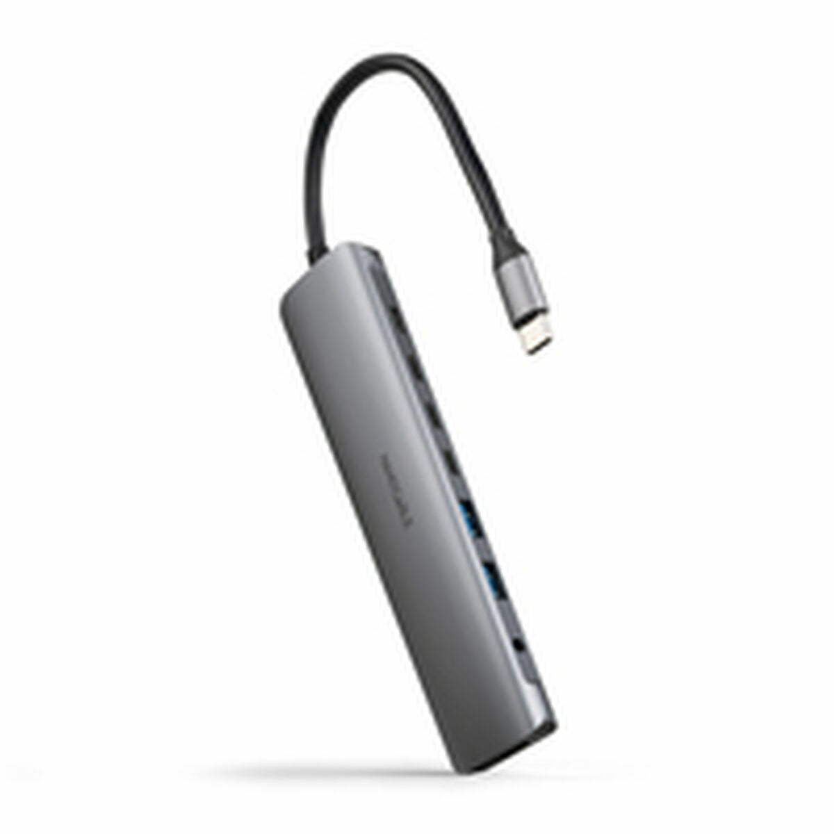 Hub USB NANOCABLE 10.16.4608 Gris 100 W 50 W