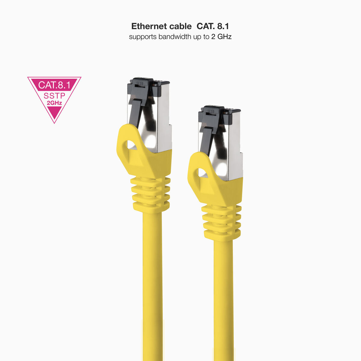 Câble USB NANOCABLE 10.20.2002-Y Jaune 2 m