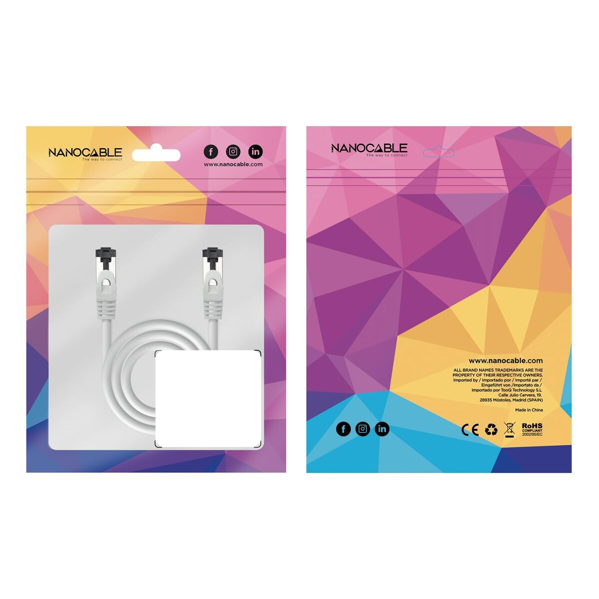 Câble USB NANOCABLE 10.20.2005 Gris 5 m