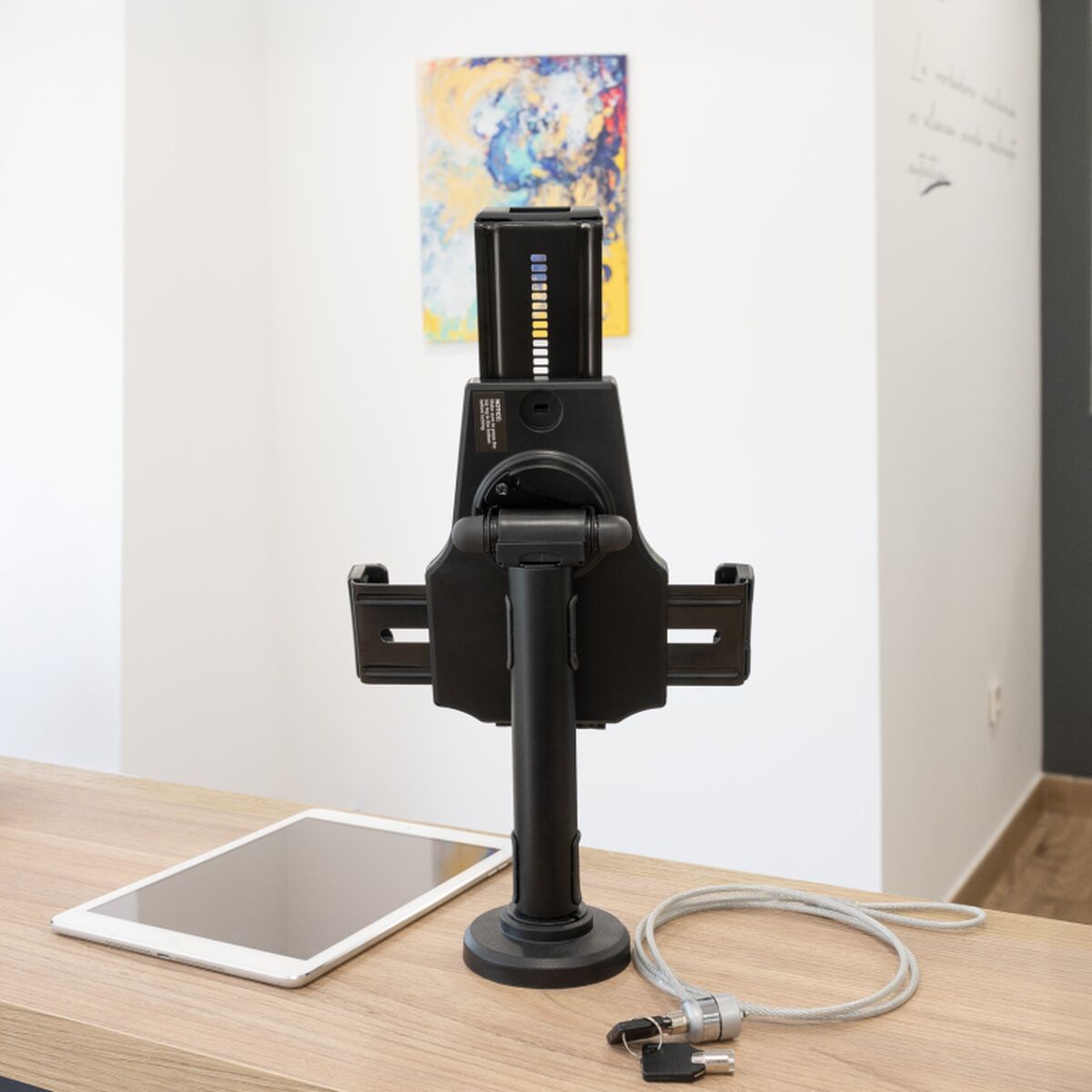 Support pour mobiles TooQ TQTDS0812 Noir Acier