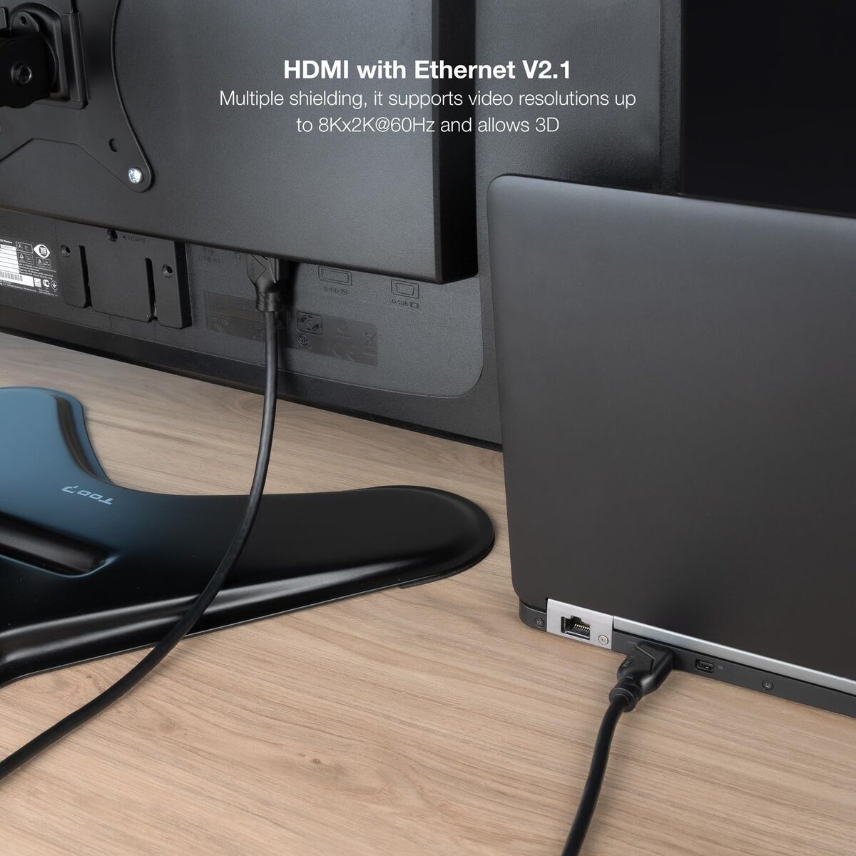 Câble HDMI NANOCABLE 10.15.8300 Noir 50 cm