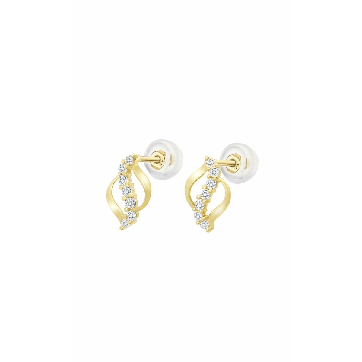 Boucles d´oreilles Femme Lotus HIN00085 Doré