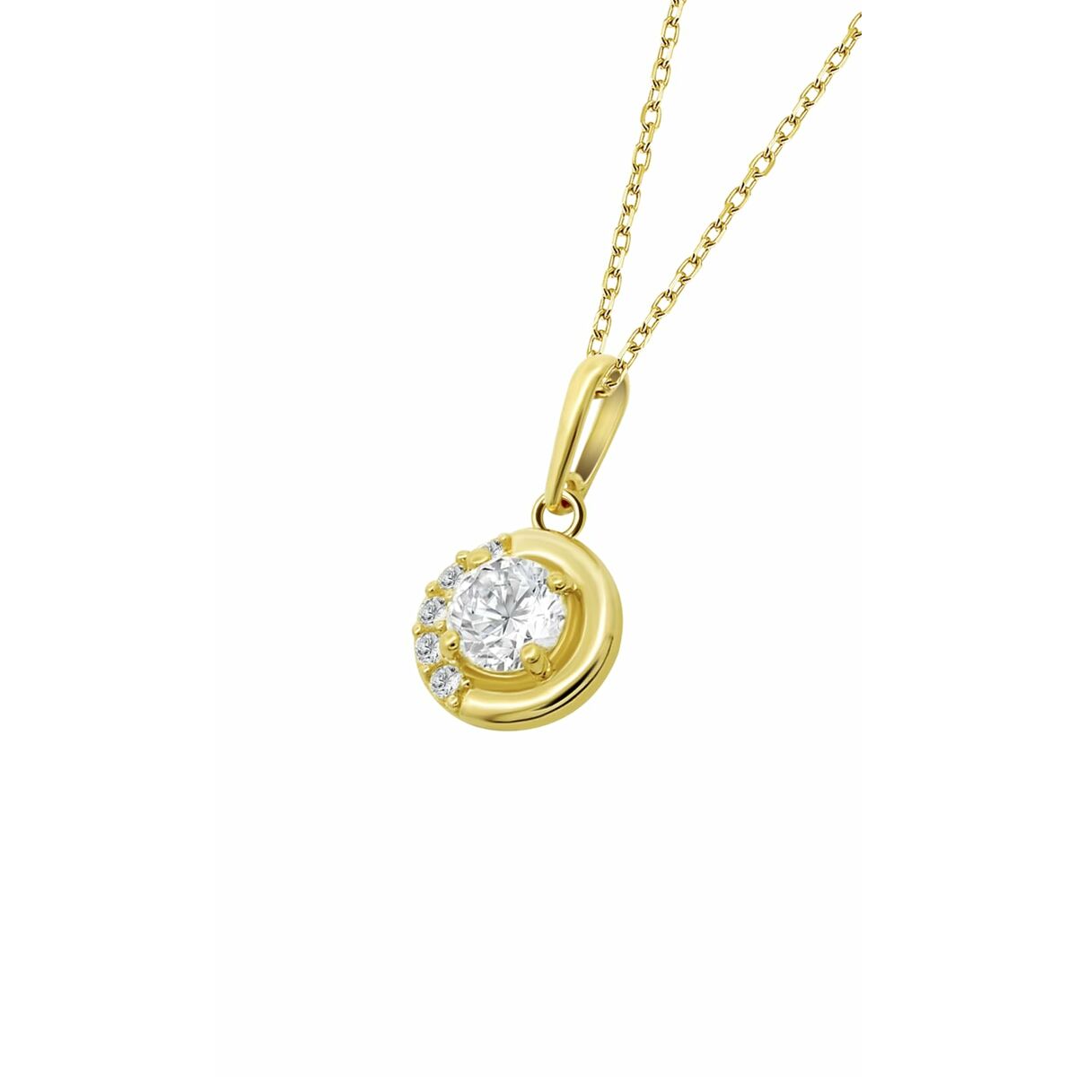 Pendentif Femme Lotus HIN00218/45 Doré