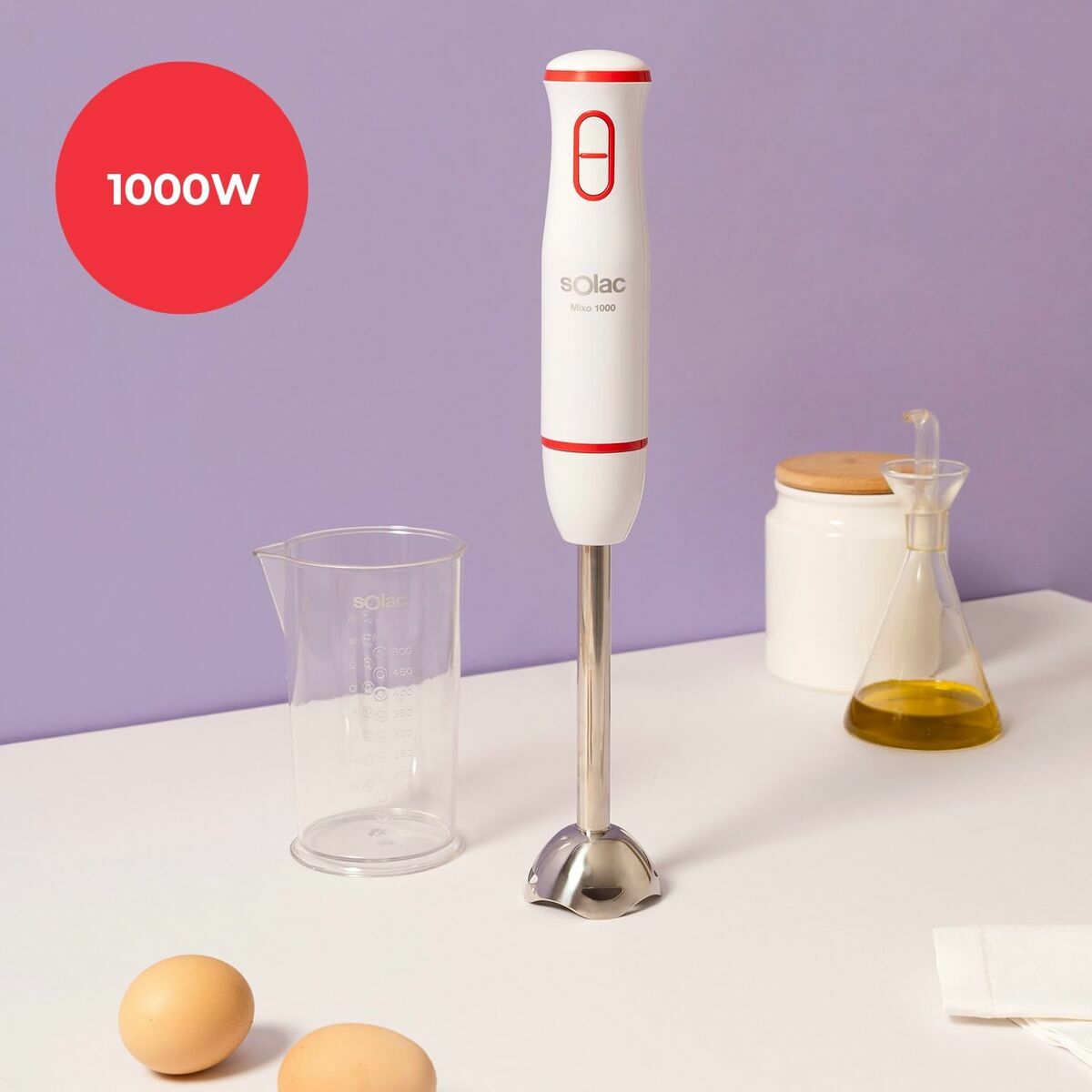 Mixeur plongeant Solac BA5625 Blanc