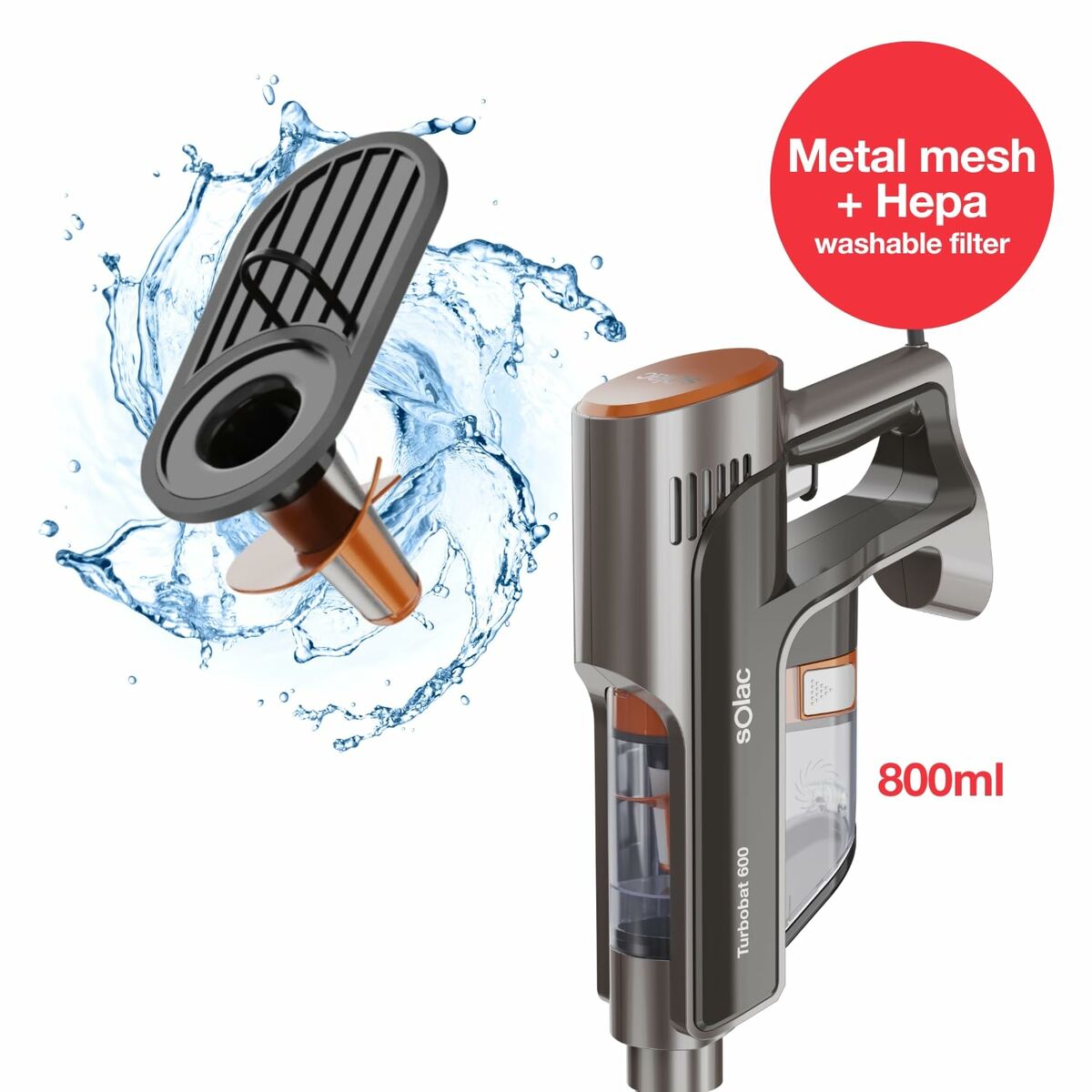 Aspirateur balai Solac AEC600 600 W 2200 W