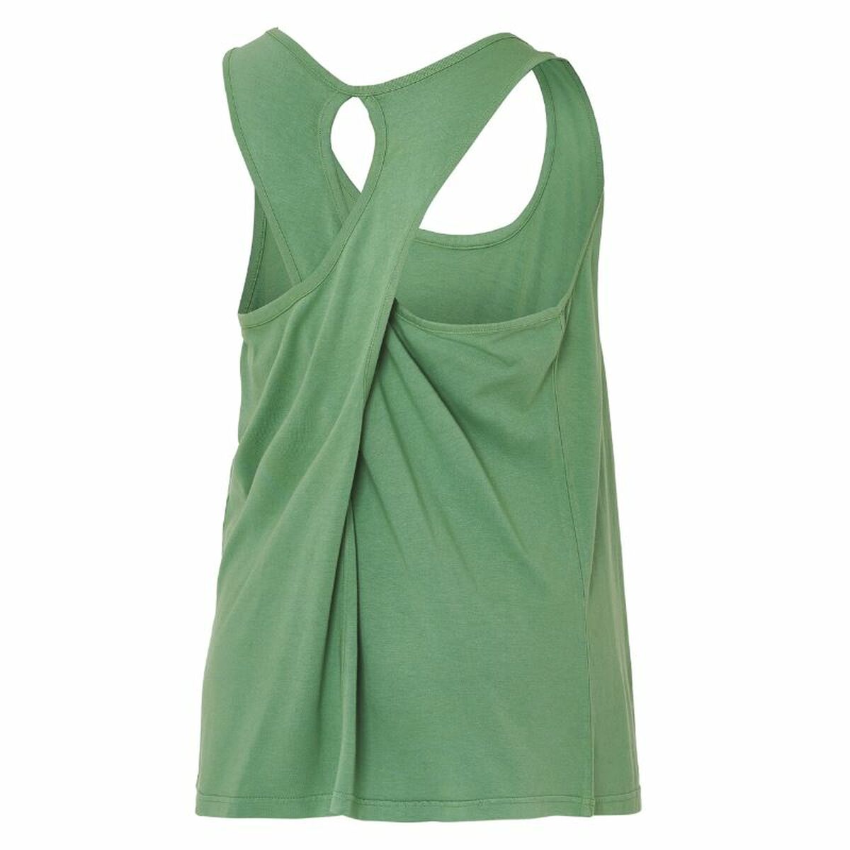 Maillot de Corps sans Manches pour Femme Joluvi Bambu Tank Mujer Verde Vert Vert foncé