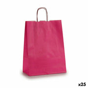 Sac en papier Pincello Rose 12 x 52 x 32 cm 32 x 0,5 x 12 cm (25 Unités)
