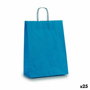 Sac en papier Pincello Bleu 12 x 52 x 32 cm (25 Unités)