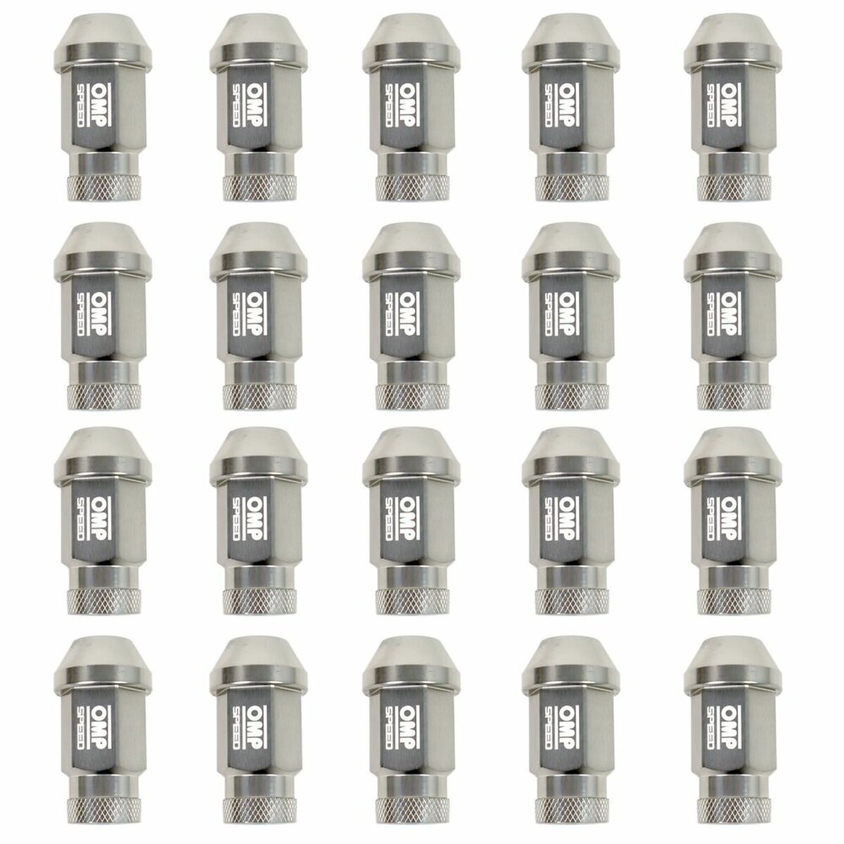 Set Vis OMP Anthracite 40 mm 20 uds M12 x 1,50