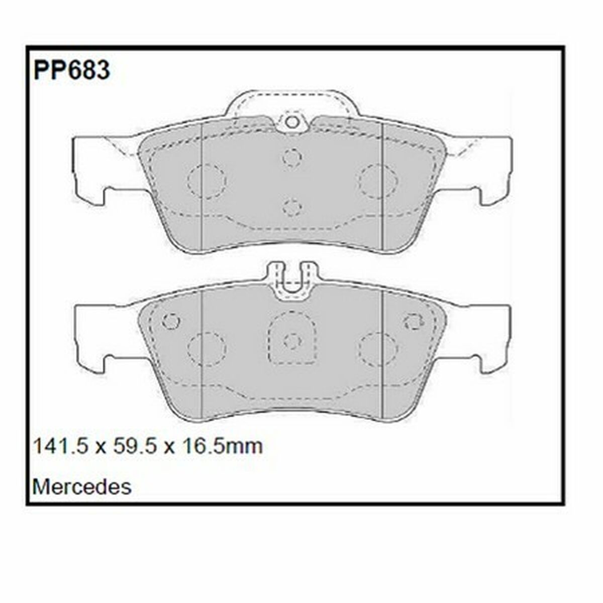 Plaquettes de frein Black Diamond BDPP683