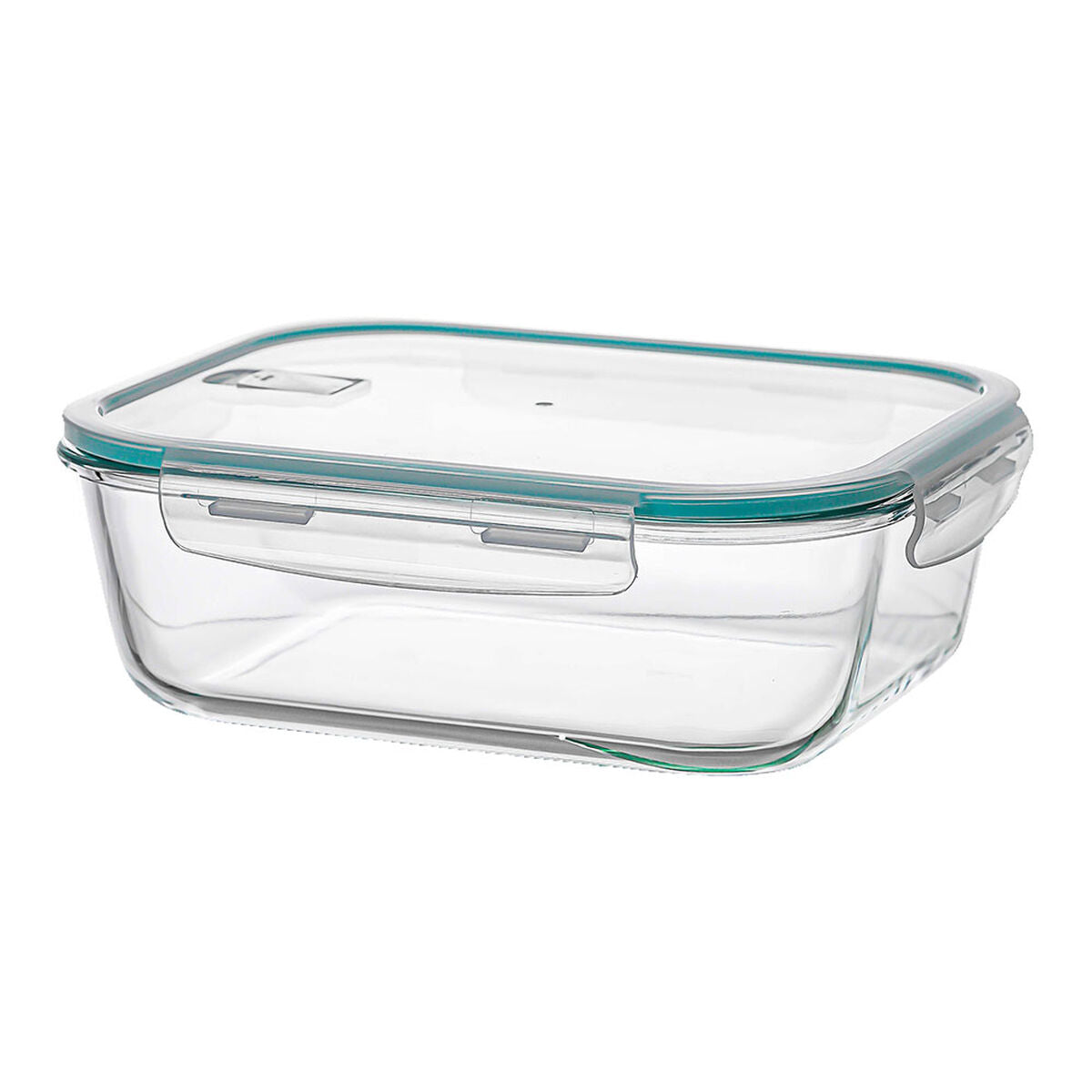 Boîte à lunch Ovenza Rectangulaire Transparent Silicone Verre Borosilicaté 2,25 L