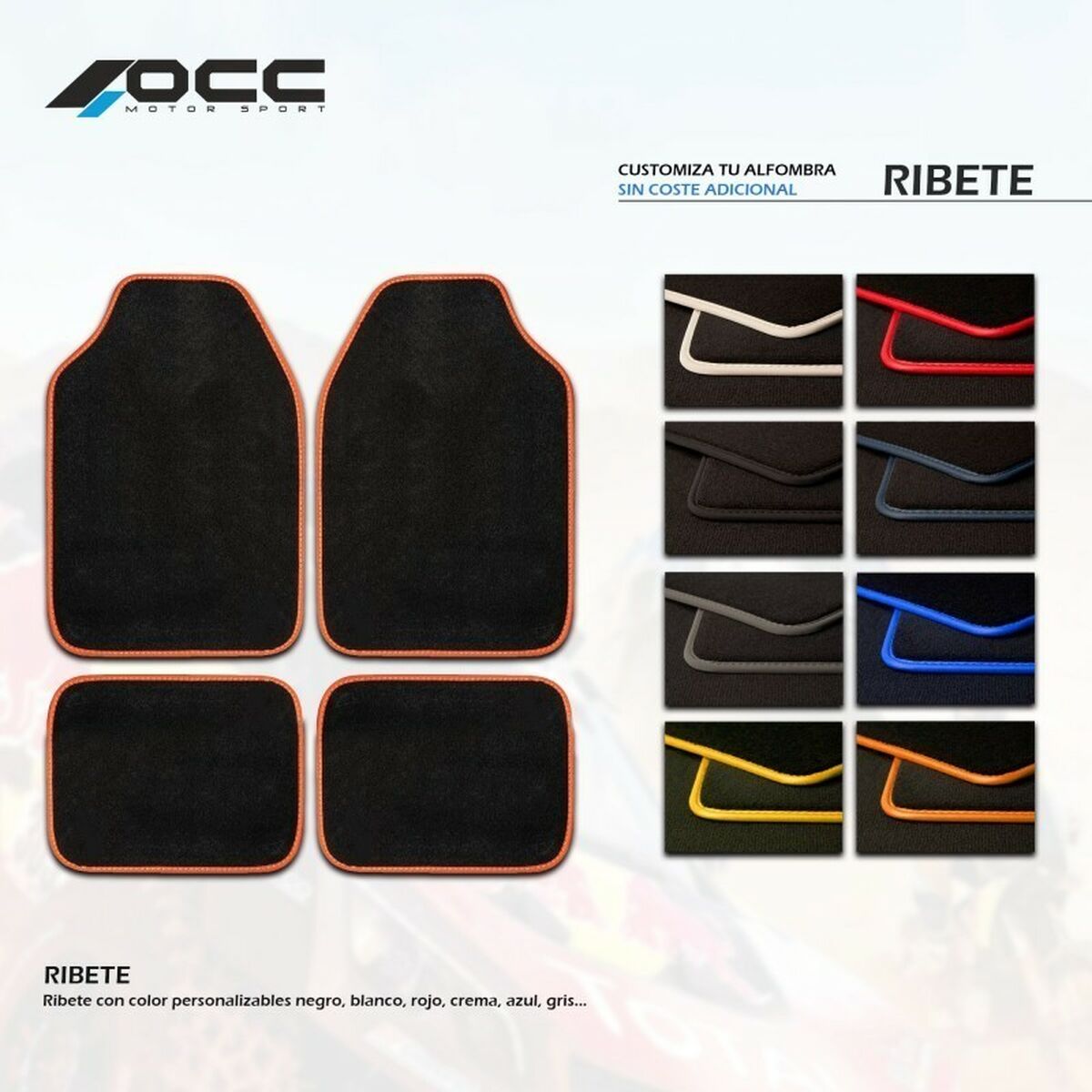Set de tapis de voitures OCC Motorsport OCCBW0009 Bmw E46 Serie 3 Sedan