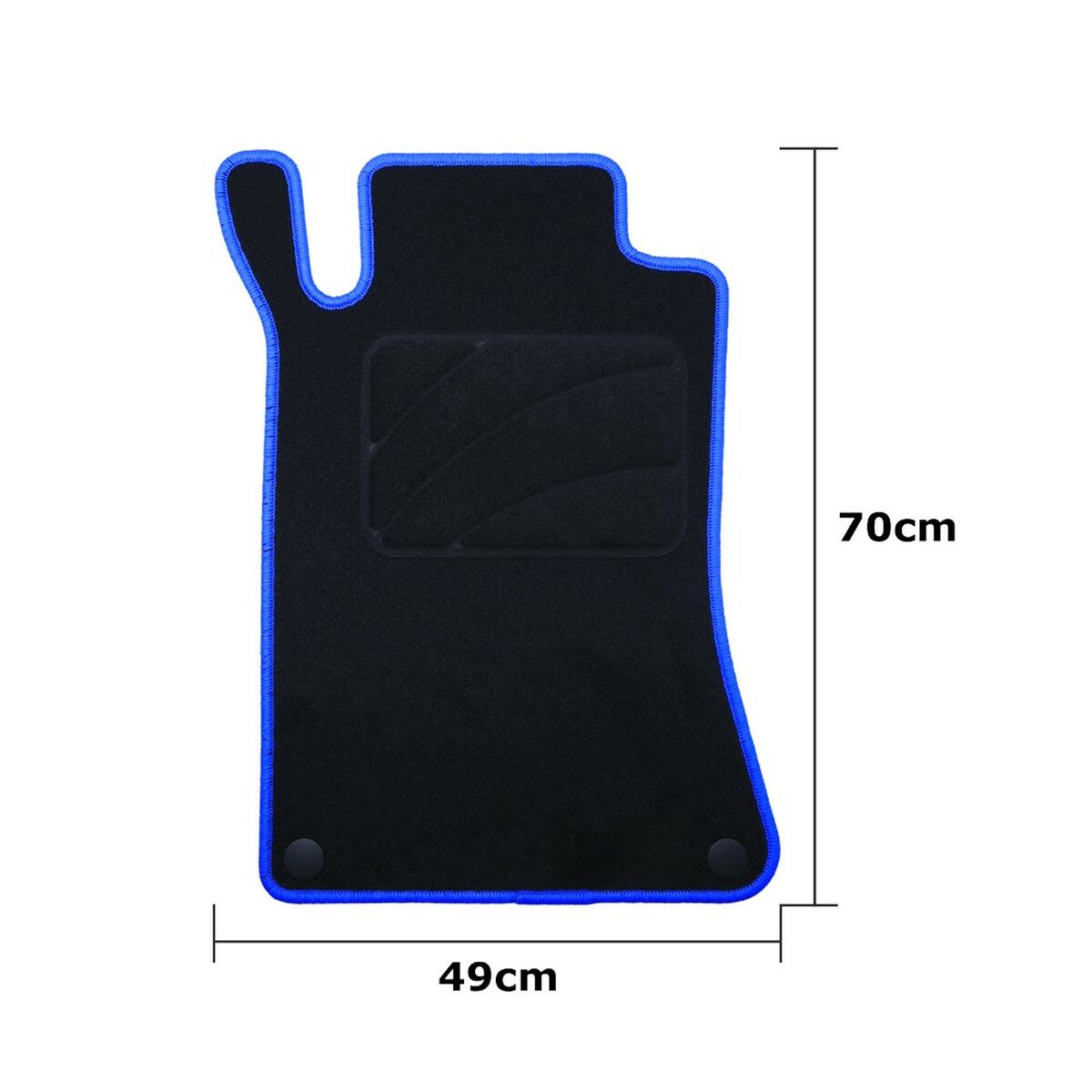 Set de tapis de voitures OCC Motorsport OCCMC0058BL Noir Mercedes W203 Clase C Sedan-CLC 5 Pièces