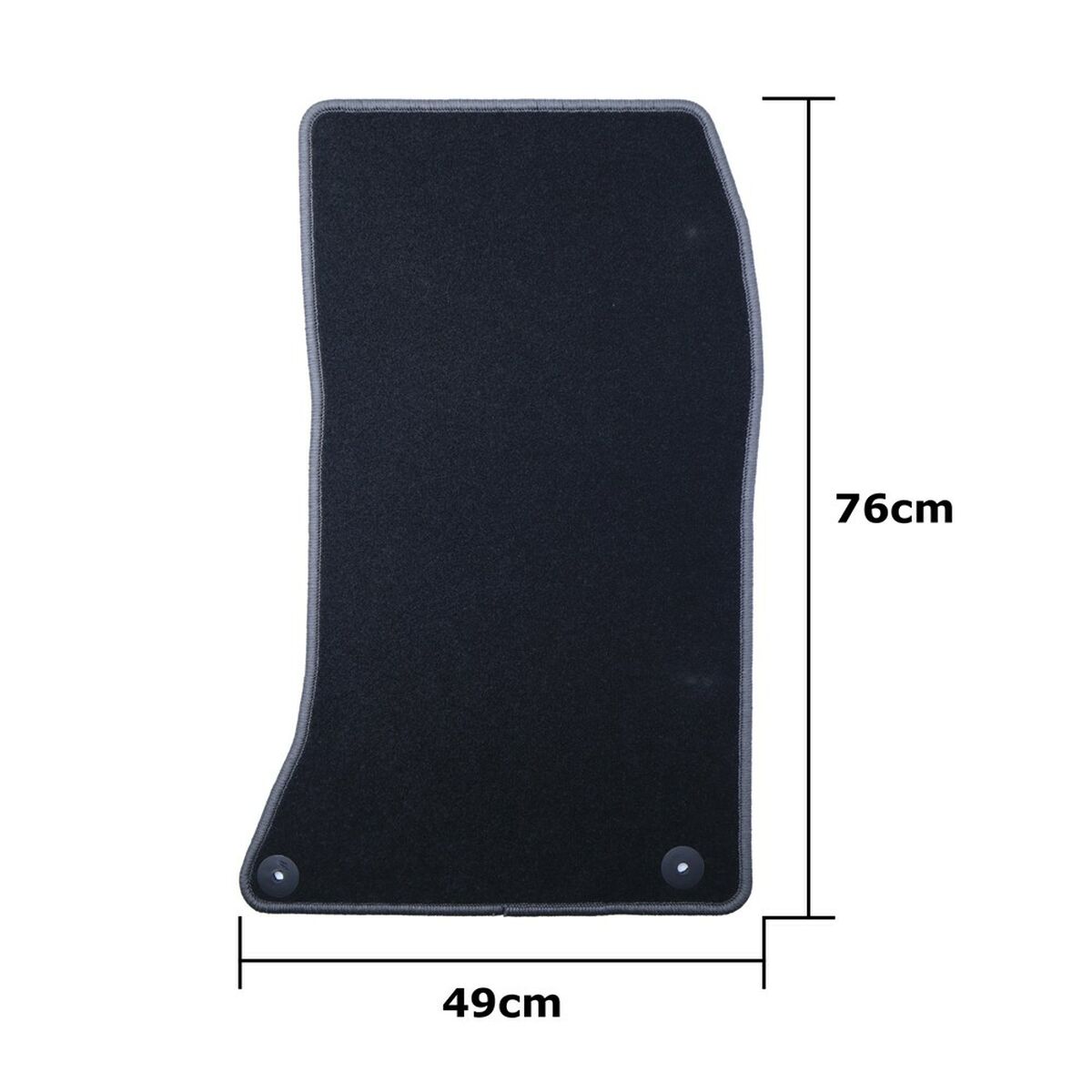 Set de tapis de voitures OCC Motorsport OCCIF0003GD Gris foncé Infinity Q30 5 Pièces