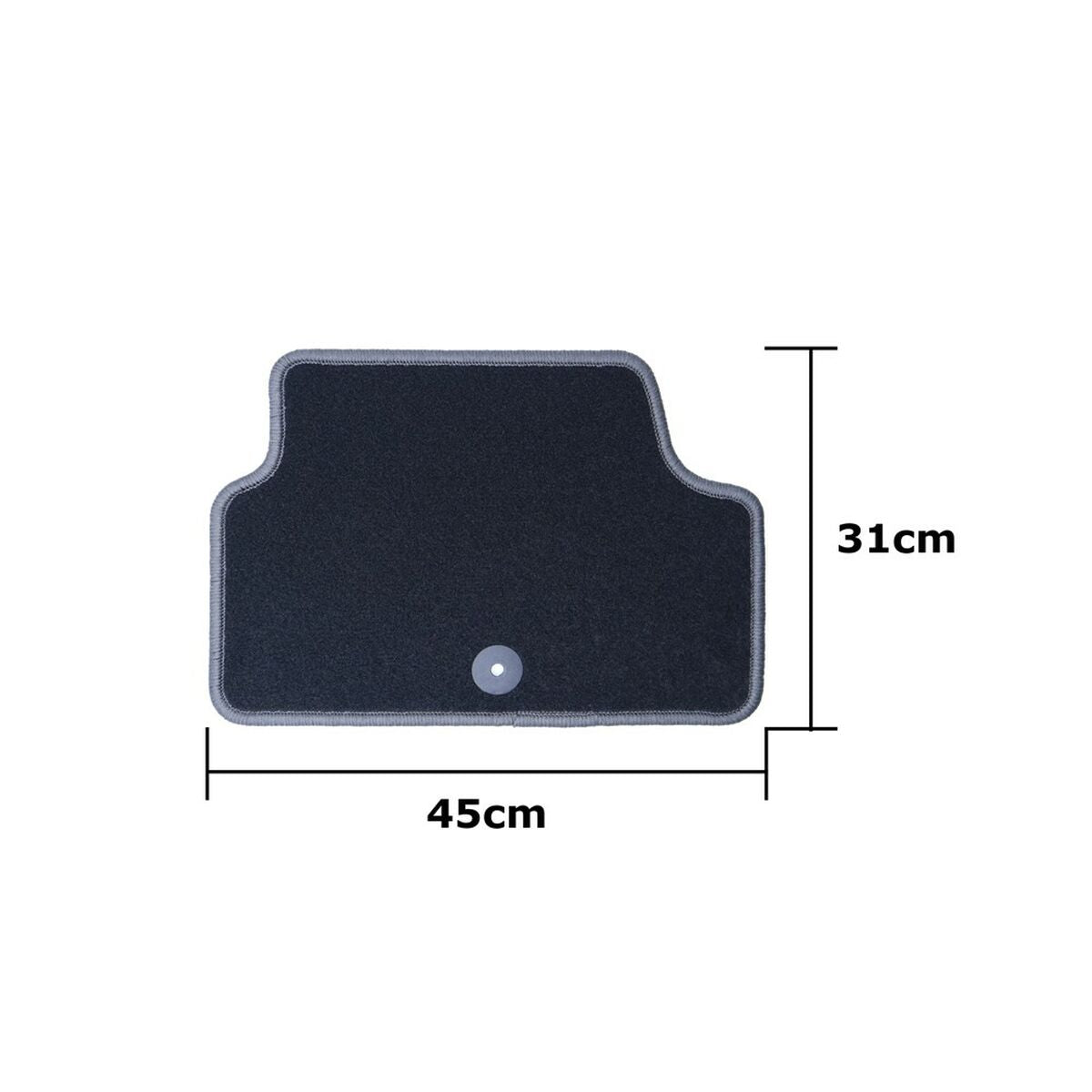 Set de tapis de voitures OCC Motorsport OCCIF0003GD Gris foncé Infinity Q30 5 Pièces