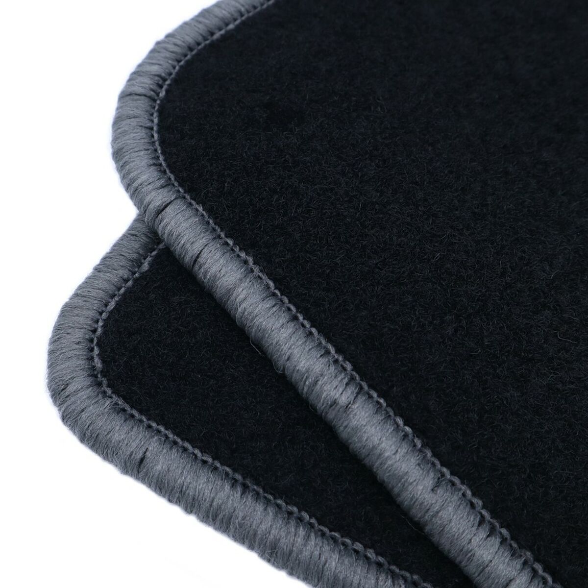 Set de tapis de voitures OCC Motorsport OCCMC0089GD Noir Gris foncé Mercedes X218 Cls Shooting Brake Velours 5 Pièces