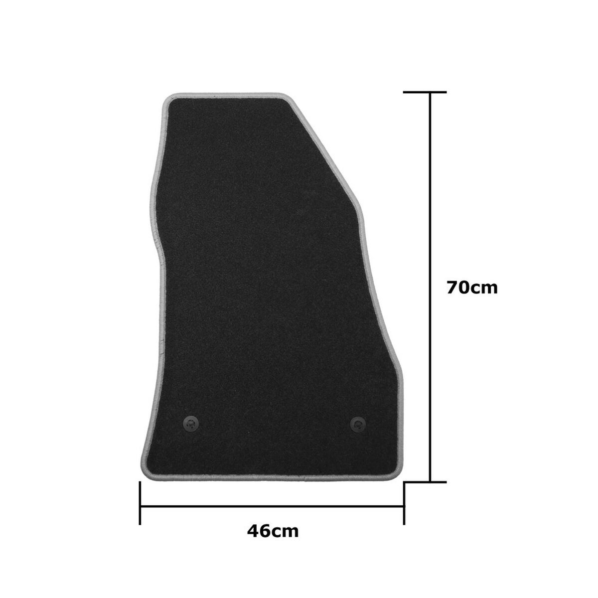 Set de tapis de voitures OCC Motorsport OCCFT0004YE FIAT 500L 5 Pièces