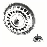 Filtre d'évier Silex Acier inoxydable Ø 8 cm Argenté