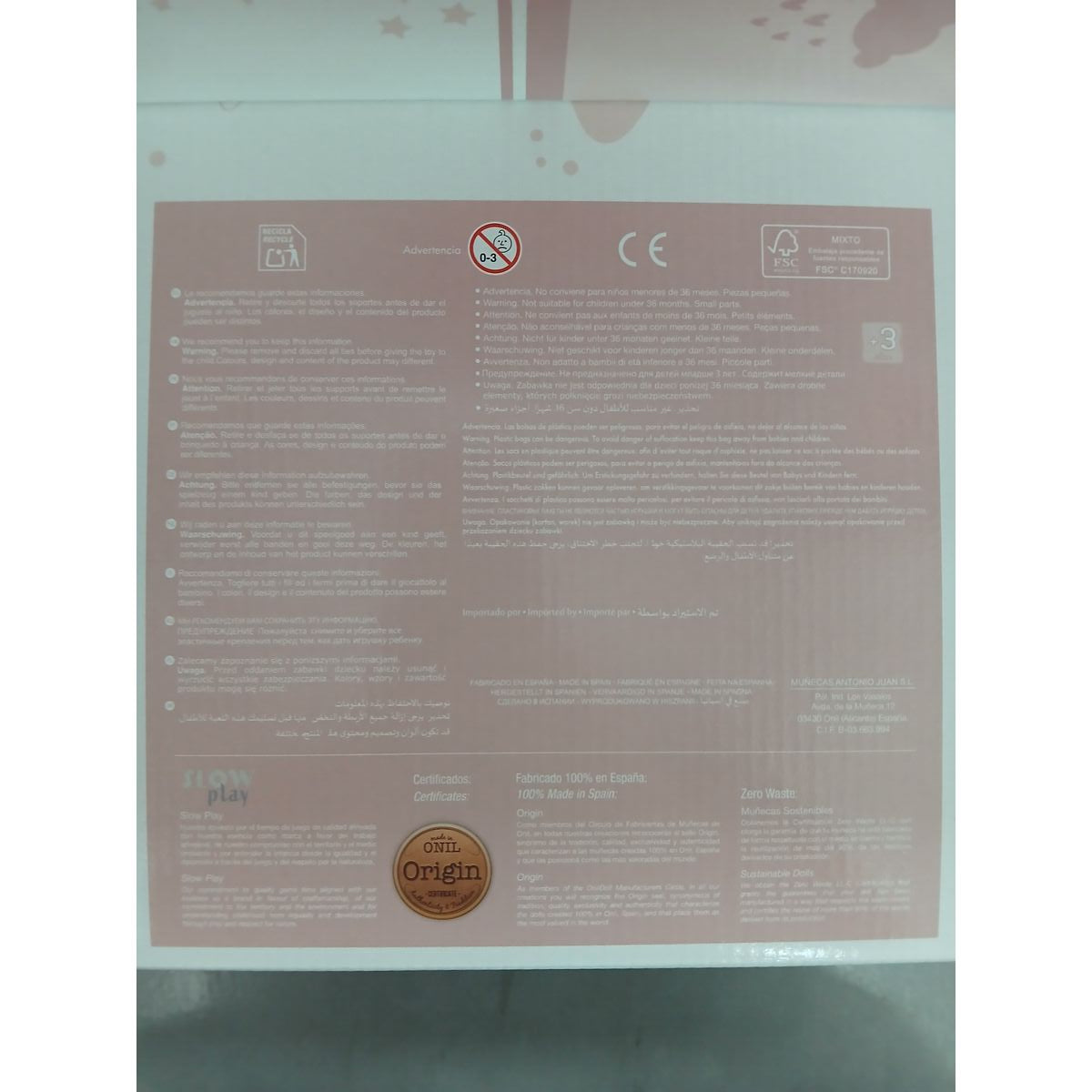 Bébé poupée Antonio Juan Pipa 42 cm Exploratrice