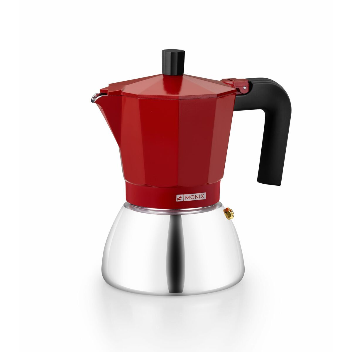 Cafetière Italienne BRA INOX RED 6T Rouge Acier inoxydable 6 Tasses