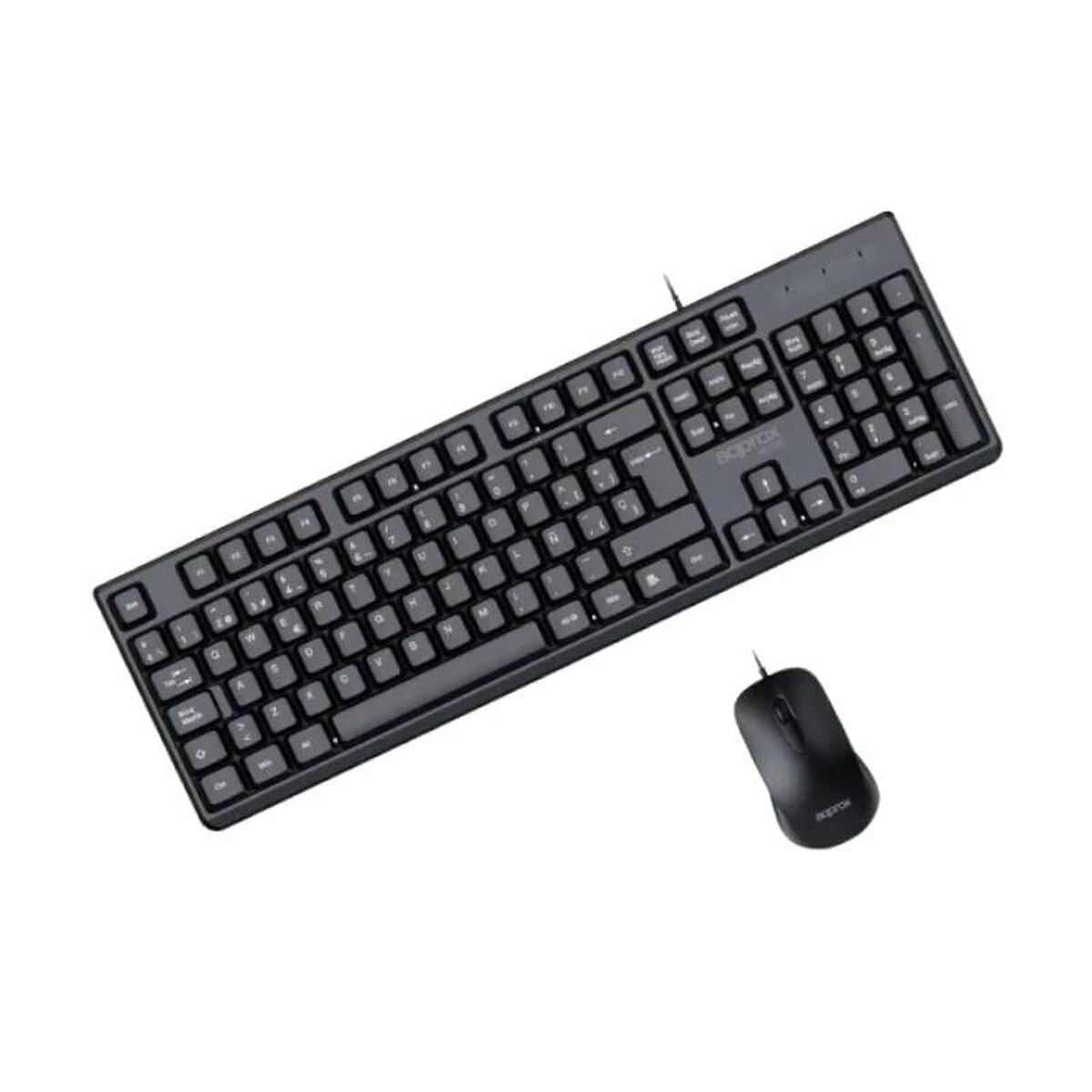 clavier et souris approx! MX245 Noir Espagnol Espagnol Qwerty