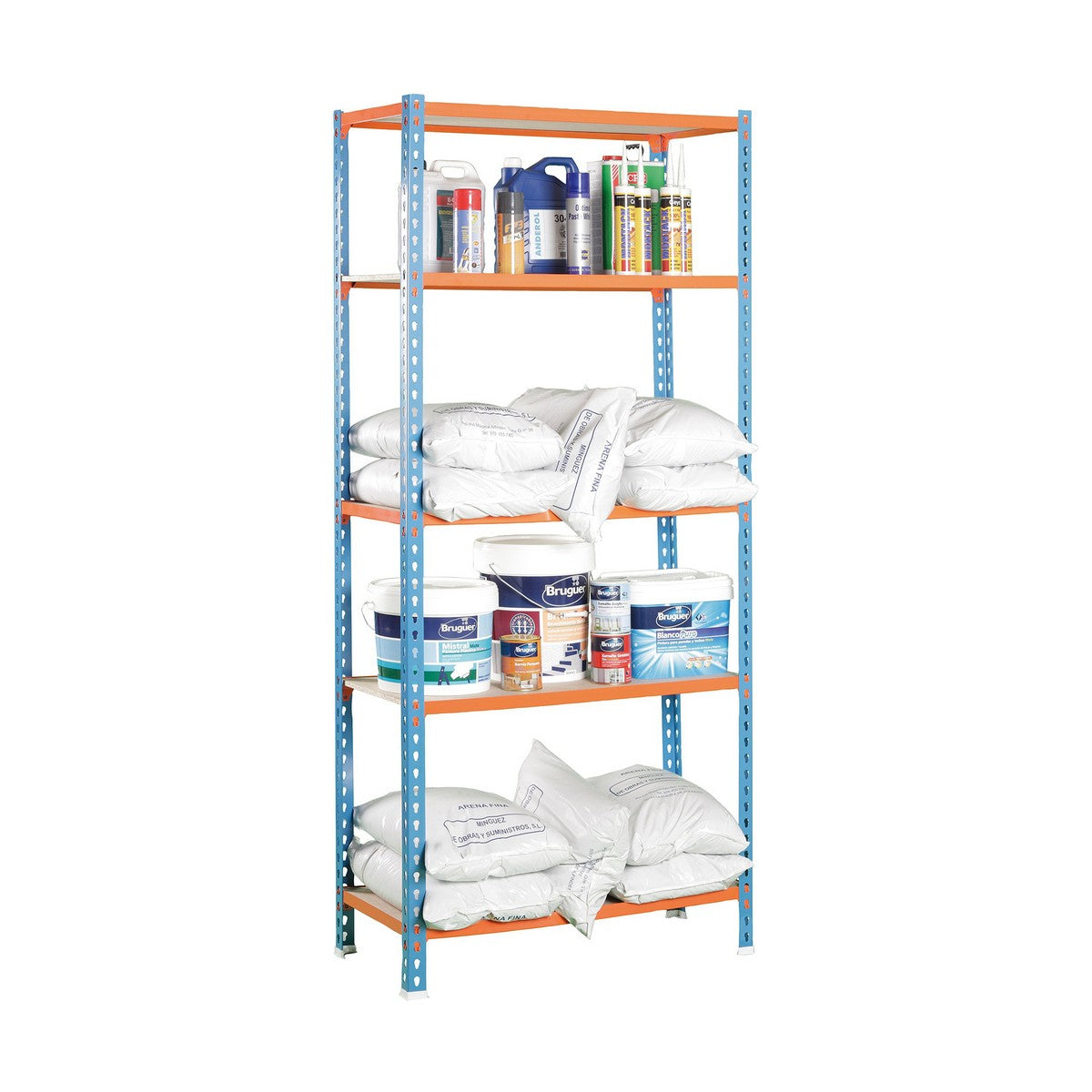 Étagère Simon Rack Maderclick 5/400 750 kg Métal 5 Etagères Contre-plaqué (180 x 90 x 40 cm)