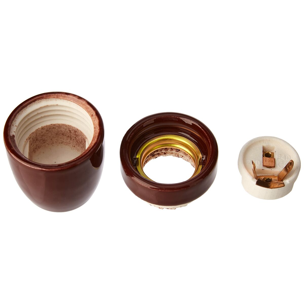 Douilles F-line Marron 100 W E27 Vintage