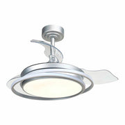 Ventilateur de Plafond CristalRecord Argenté 40 W Ø 40 cm