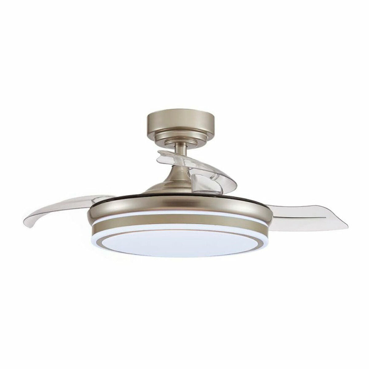 Ventilateur de Plafond CristalRecord Transparent Métal Ø 92 cm