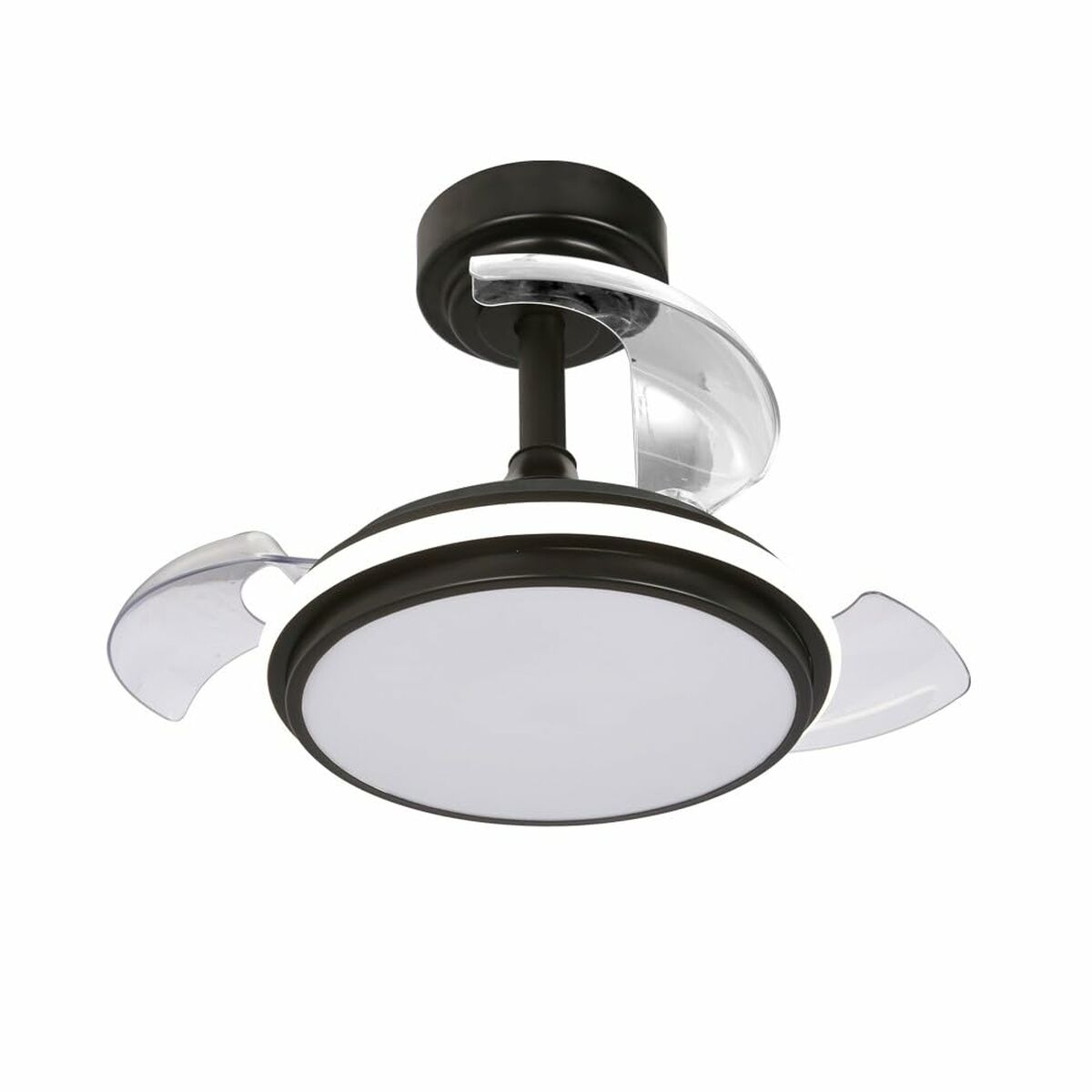 Ventilateur de Plafond avec Lumière CristalRecord Noir 35 W 1000 Lm (3000 K) (4000 K)