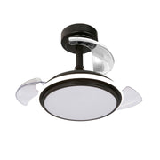 Ventilateur de Plafond avec Lumière CristalRecord Noir 35 W 1000 Lm (3000 K) (4000 K)