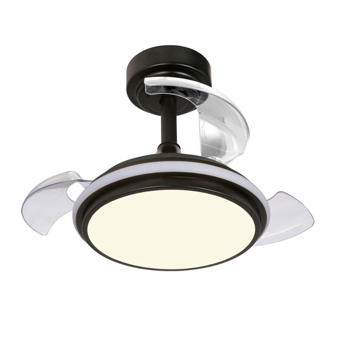 Ventilateur de Plafond avec Lumière CristalRecord Noir 35 W 1000 Lm (3000 K) (4000 K)
