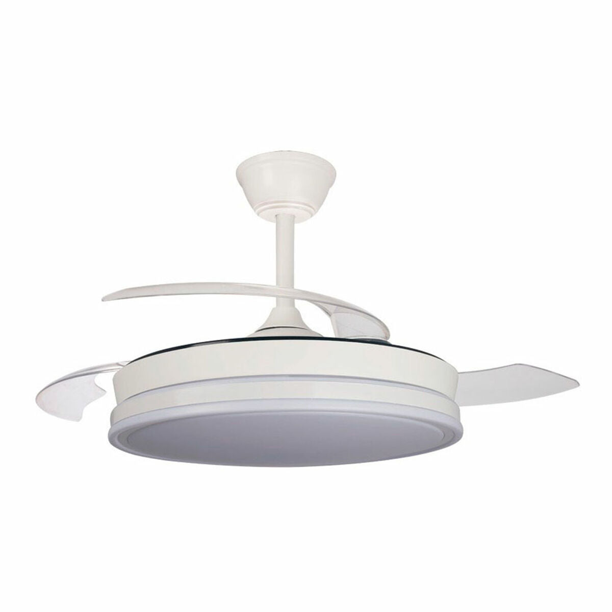 Ventilateur de Plafond CristalRecord SUPERECO RETRAC 45W MD Transparent