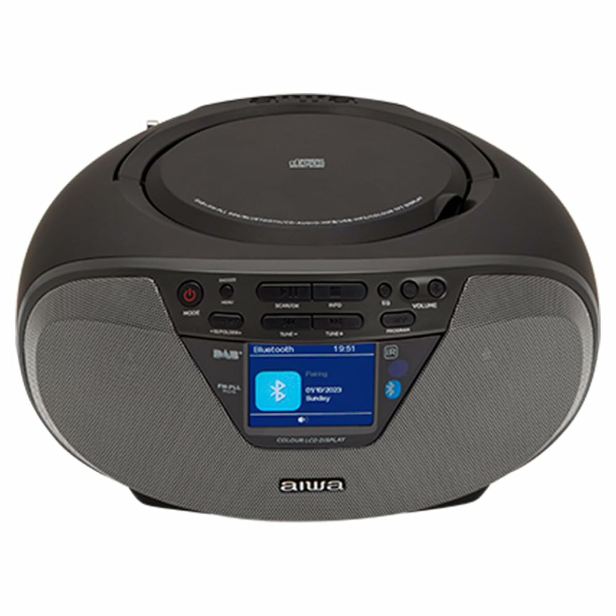 Radio-CD MP3 Aiwa BBTU500DAB/BK Noir FM